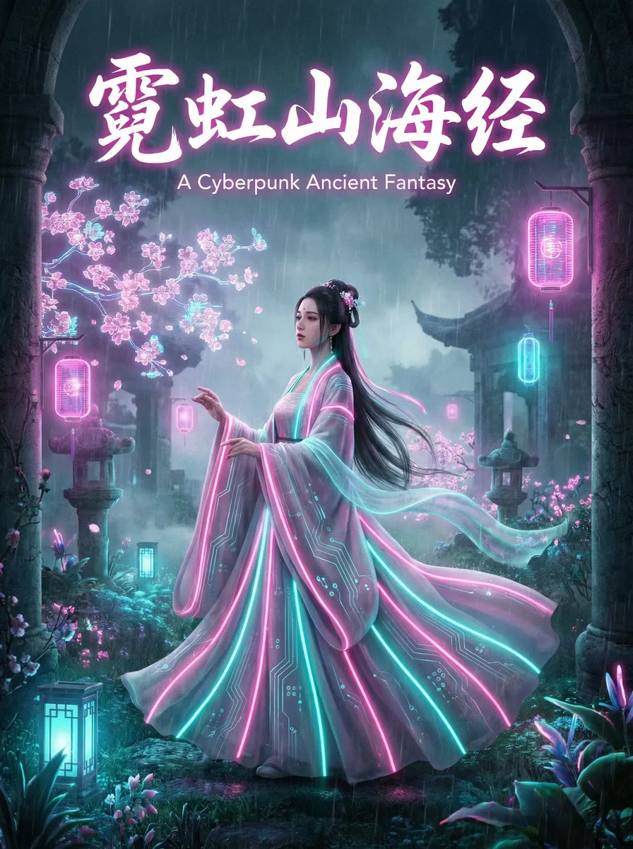 免费可以看污的完整视频网 古风奇缘短剧 - 霓虹山海经海报